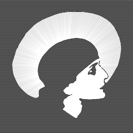 LOGO, HEAD WITH HAT